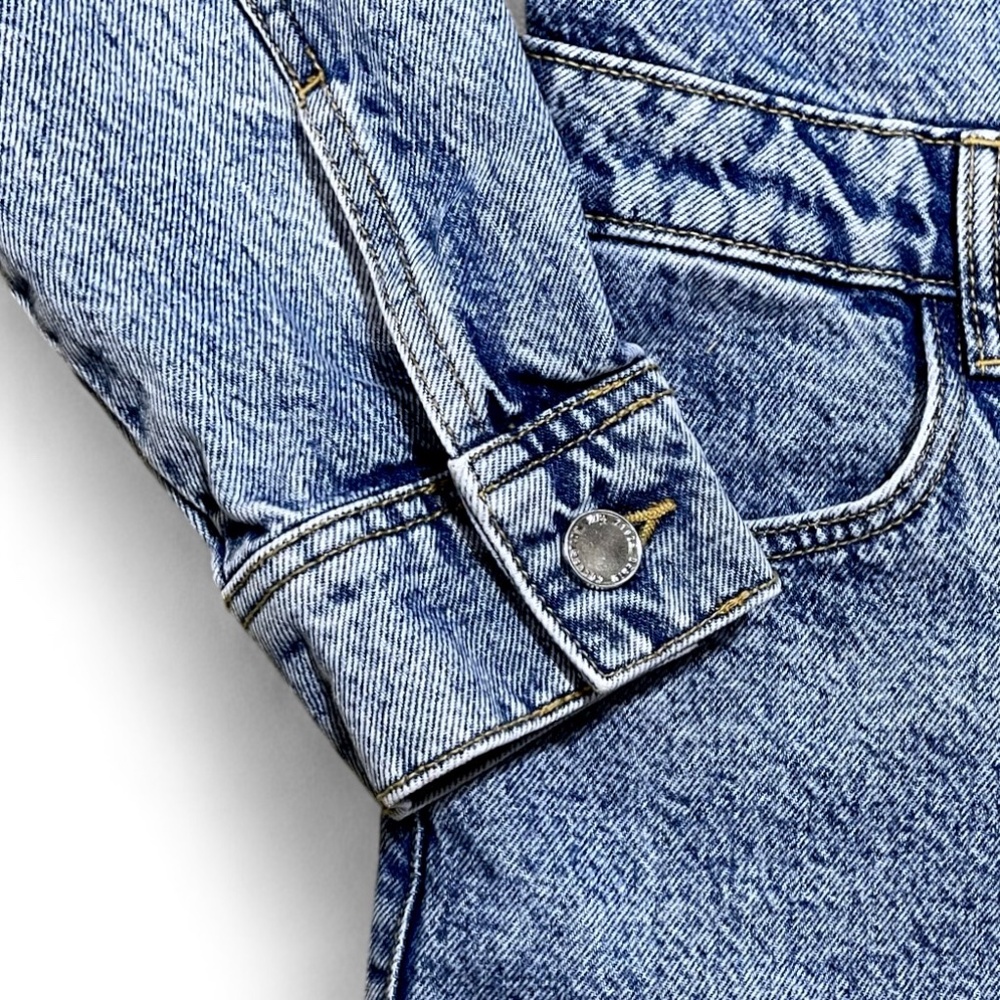 Zara Light Blue Denim Jumpsuit - Picture 6 of 12